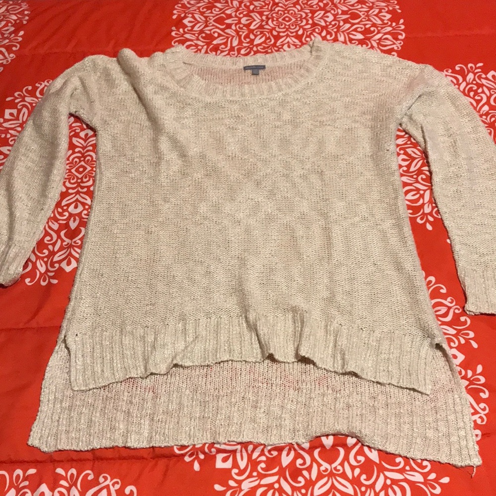 Tan shirt